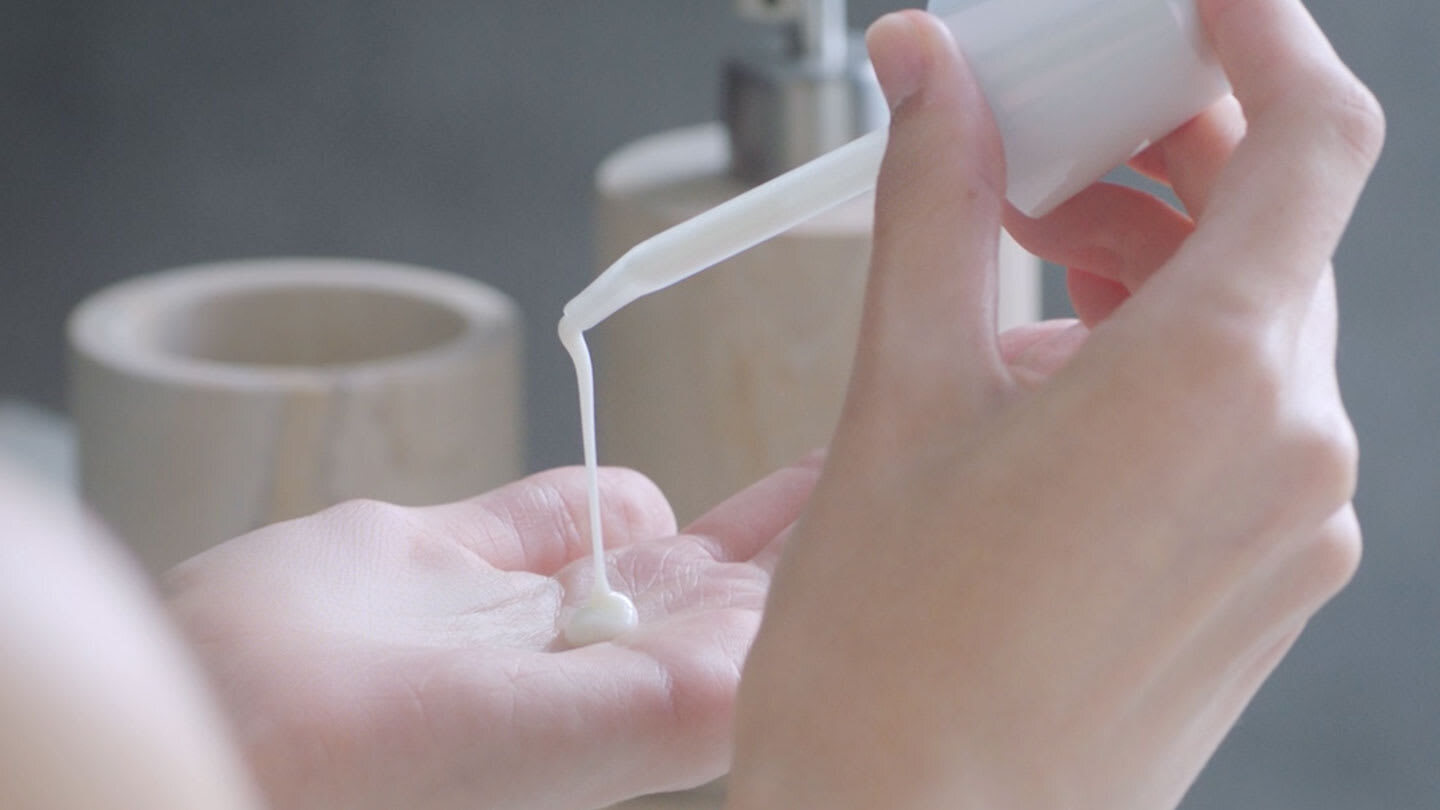 For clear, even skin, use a brightening essence to target dark spots