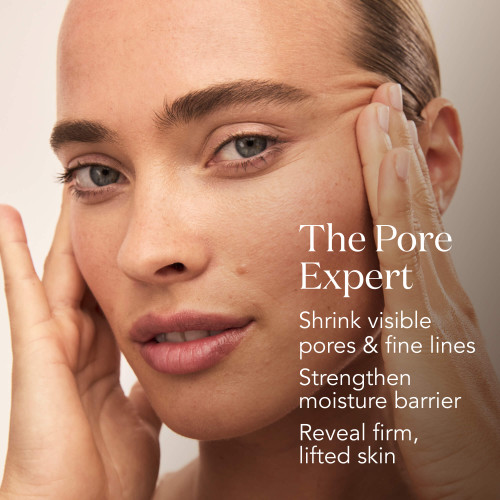 SK-II SKINPOWER Essence is a pore minimizing anti aging serum that hydrates and reduces the appearance of fine lines slide2